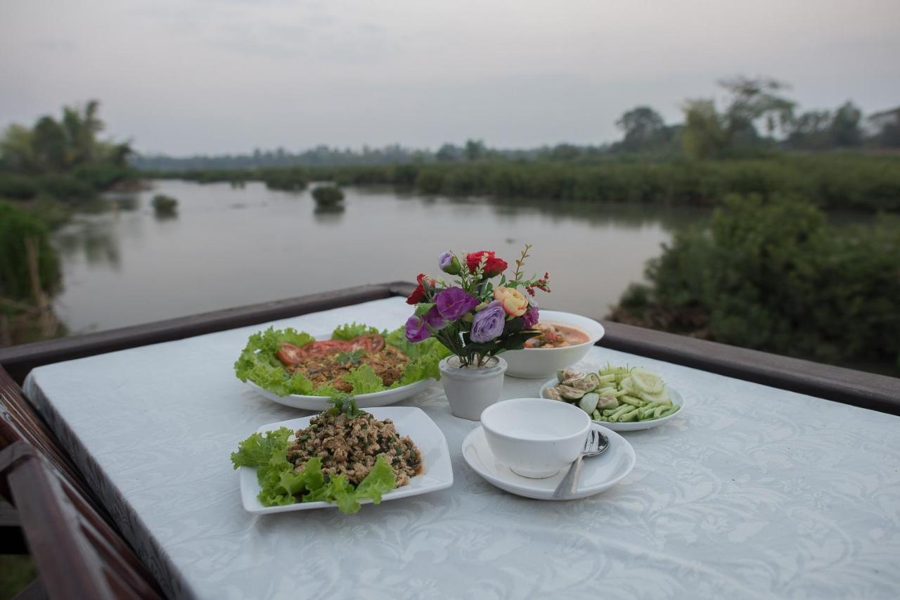 Chanhthida Guesthouse And The River Front Restaurant Ban Khon Экстерьер фото
